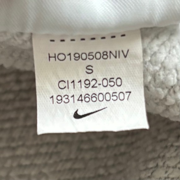 Nike‎ Kids' Hoodie Pullover Sweatshirt Gray Logo CI1192-050 Athletic Small - Picture 6 of 8
